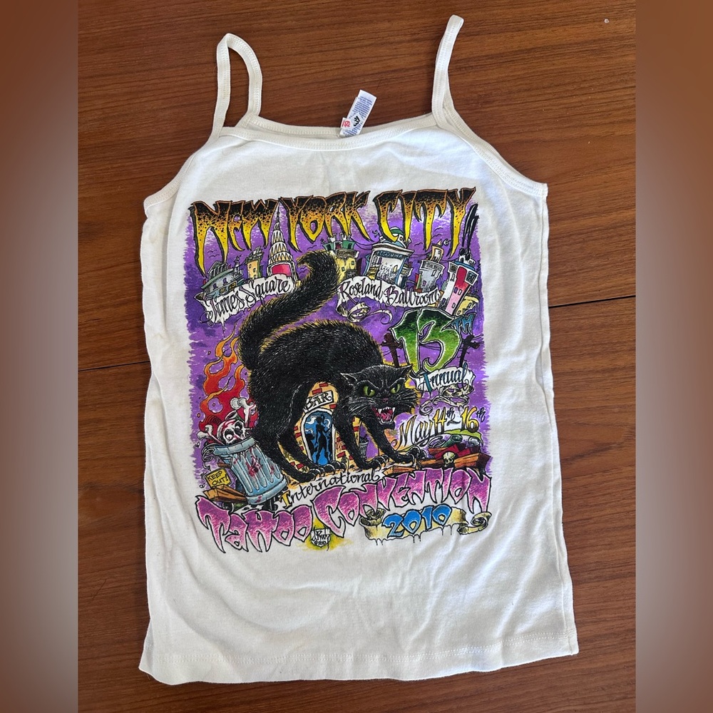 NYC International Tattoo Convention 2010 Roseland Ballroom Women’s Tank Top 🐈‍⬛